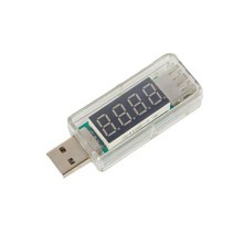 전압계 디지털 USB 모바일 전원 충전 전류 전압 테스터 미터 미니 의사, 4D