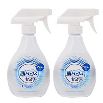 페브리즈 99.9% 항균플러스 섬유탈취제 깨끗한향 370ml x2개, 단품
