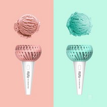 링크비서플라이 핸디 선풍기 손 휴대용 대용량 배터리 2200mAh USB충전 미니 안전한 핸드 무선 조용한 강력한 고급모터 손목스트랩 시원한 여름 여행필수품 손목끈 작은 아이스크림 손풍기 3단풍량세기조절, 민트, 아이스크림 손 선풍기