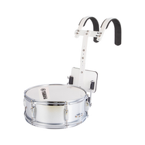 마칭 밴드 행진 퍼레이드용 14인치 스네어 어깨걸이 세트, 14인치 실버