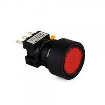 2A2B 푸쉬락 전원 스위치 24V DC LED 매입형 ON-ON 16mm KBL160AT-L3C2푸쉬 락 전원 스위치 LED, 옐로우 [KBL160AT-L3CY2]