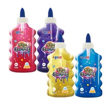 종이나라 갤럭시컬러 액체풀 물풀 180ml 슬라임 재료, 보라, 1개