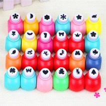 천공기 10 개/몫 크리에이티브 미니 DIY 구멍 펀치 공예 스크랩북 수제 컷 카드 선물 종이 펀처 학교 사무용품, random mix