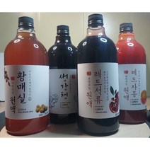 국내산 생강청 배도라지청 황매실청 오미자청 4종SET(각1000ml씩포장), 4종(생강+배도라지+오미자+황매실), 1000ml