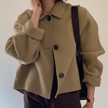 에스아이글로비스 데일리 핸드메이드 숏 코트