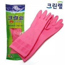 ROI892521고무 장갑 청소 주방 설거지 손빨래 위생 장갑 중, 1, 중(M)