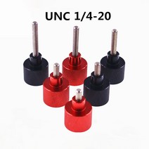 14 퀵 릴리스 플레이트 용 카메라 나사 알루미늄 널링 썸 스크류 하이 스텝 핸드 스크류 6-60mm 스테인레스, 01 1/4-20_02 8mm_01 빨간