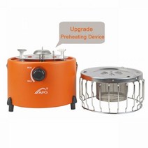 휴대용 2 in 1 캠핑 스토브 가스 히터 야외 워머 프로판 부탄 텐트 히터 요리 시스템, 업그레이드, 업그레이드