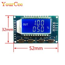 함수 발생기 펄스 시그널 제너레이터 신호 보드 모듈 주파수 기능 듀티 사이클 조절 디스플레이
