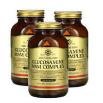 솔가 글루코사민 식이유황 MSM 엠에스엠 120정 Glucosamine 3병