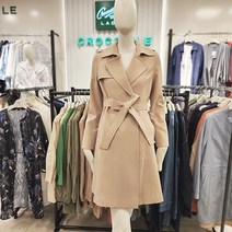 크로커다일레이디 샤트렌 심플하고 구김없는 봄가을 트랜치코트 뉴코아 인천점