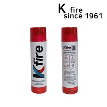 60년전통 한국소방 간이소화기 간이소화용구 가정용 휴대용, 5.화이어파이터119-370ml/440g, 1개