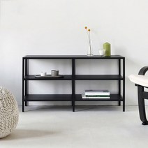 수납형 거실테이블 튼튼한 철제 모던 심플 인테리어 거실 가구 안방 침대 복도 테라스 화장대 화장실 보조 테이블, 화이트