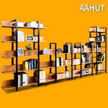 이케아 책장 인테리어 철제책장 책꽂이 책장 거실 서재, 01. 아헛 철제 3단 사다리책장, 화이트