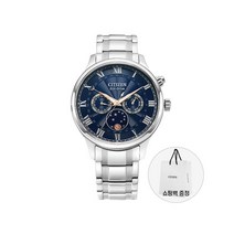 시티즌 남성 메탈 손목 시계 신 문페이즈 AP1050-81L