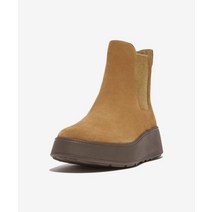 FITFLOP F-모드 여성 스웨이드 부츠 라이트 브라운 F-MODE CHELSEA - SUEDE TWO-TONE ELASTIC GR7-A77 293977