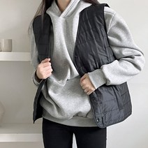 잇진 남녀공용 빅사이즈 라이트 초경량 패딩 조끼