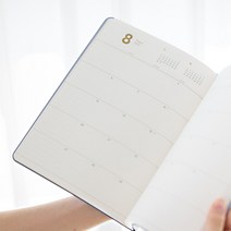 바이풀디자인 생각보관함 슬림 B5 2023 주간 다이어리, 파인애플 스무디