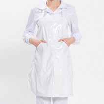 S/ADEE 목걸이형 숏 단면 방수 앞치마 화이트 배식용 청소용 목걸이형 숏 428308EA, 본상품선택