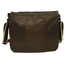 Piel Leather 확장 가능한 메신저 백 블랙.) 2813