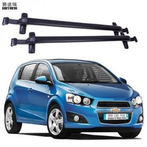 루프랙 루프렉 루프탑텐트 가로바 Chevrolet Aveo 4 도어 세단 2011 (클램프 마운트) 로드 용 차량 수화물 랙 크로스바 루프 바 LED 지붕 레일, 5501-B