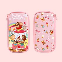 초등학생 필통 파우치형 캐릭터 짱구 디저트 타임 수납 필통 입학선물, 04_디저트타임5(진핑크)