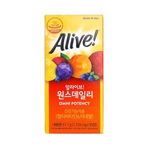 얼라이브 원스데일리 멀티비타민, 30정, 1개