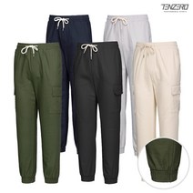 텐제로 캠핑룩 스판 카고 조거팬츠/면바지 B22CJP-294