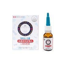 (1+1) 캐나다직수입 닥터스드롭15ml 유산균3억+비타민D, 1+1 (총2병발송), 15ml