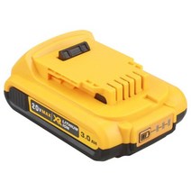 디월트 전동공구 호환 배터리 20V 3000mAh DCB200 리튬 이온 충전기 L50 교체 백업용 밧데리, 1배터리