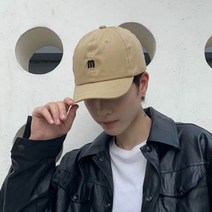알파벳 포인트 심플한 숏캡 여름 커플 아이템 단체 모자 추천 얼굴 작아 보이는 볼캡 사이즈 조절가능