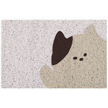 잘라쓰는 현관 코일매트 11종 발매트 출입문 상가 매장 발판 베란다 스마일 동물, 40x60, 04.고양이, 1개