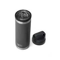 예티 램블러 18온스 스테인리스 스틸 처그 캡 텀블러, Charcoal