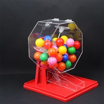 로또 추첨 기계 게임 추첨기 뽑기판 룰렛 가정용 복권 게임기 보드 미니, 레드 트럼펫에 트임(50골)