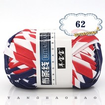 뜨개질실 손뜨개실 털실 두꺼운 1pc 100g 천 원사 손 을위한 부드러운 색 원사 짠 가방 카펫 diy 손으로 짠 소재, 1pc 62