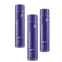 폴미첼 플래티넘 플러스 퍼플 샴푸 미디움 다크 블론드 헤어 300ml Paul Mitchell Platinum Plus Purple Shampoo, 3개