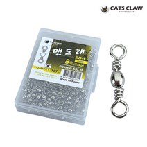 캣츠크로우 맨도래 대용량 쭈꾸미 갑오징어 문어 한치 도래 채비 벌크, 대용량 4호