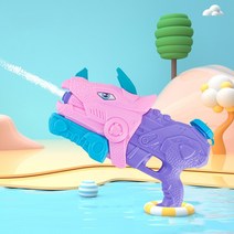 별님토이즈 워터밤 흠뻑쇼 대용량 공룡 물총, 트리케라톱스-핑크(대형)