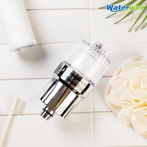 워터웰 샤워기필터 해바라기샤워기 욕실수전 녹물제거필터 PF-300N, 1개, 무향