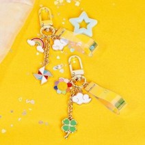 (폭스타일)(핸드메이드) 포츈 홀로그램 키링 EM:4DE2D1