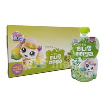 캐치티니핑 과즙퐁당 티니핑 워터젤리 포실핑 샤인머스캣맛 1박스 110ml 10개입 과채음료