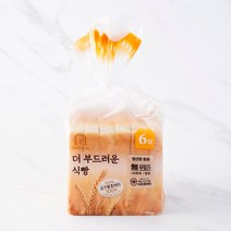 [메가마트]델리팜 더 부드러운 식빵 6입 380g, 1개