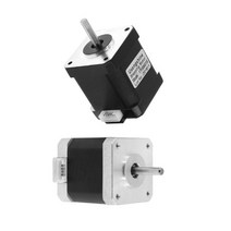 스텝모터 Nema 17 스테퍼 모터 48mm 17HS8401 및 1.8A 3D 프린터 레이저 조각 기계용 스테핑, [02] 7HS8401S, 02 7HS8401S