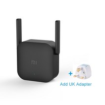 iptime wifi 유무선 인터넷 공유기 Original xiaomi mi wifi 증폭기 pro 무선 리피터 300mbps 2.4g 신호 익스텐더 2 외부 안테나 스마트, 영국 어댑터 추가