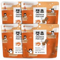 네츄럴코어 캣쵸 새우 60g x4개
