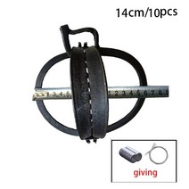 멧돼지 잡는 덫 동물 토끼 쥐 수달 스프링 트랩, 14cm 10개