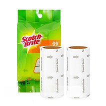 3M 스카치 돌돌이 롤 테이프 클리너 리필 중형 2개입, 중형 리필(2입)