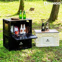 다니고 오픈도어 감성 캠핑 폴딩박스 KP100, P121_블랙 폴딩박스, A.월넛 상판