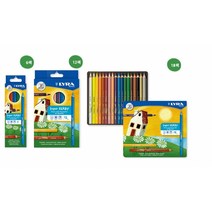 리라/색연필/수퍼퍼비/6색세트, 단품