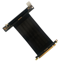 PCIE 3.0x16 90도 GPU 라이저 케이블 RTX 그래픽 카드 x99 서버 큰 6P 전원 공급 장치 Bitcoin 마이닝, 03 90 Degree_08 40cm